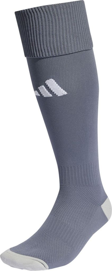 Adidas Milano Fußball-Knieschützer, grau, groß 43-45