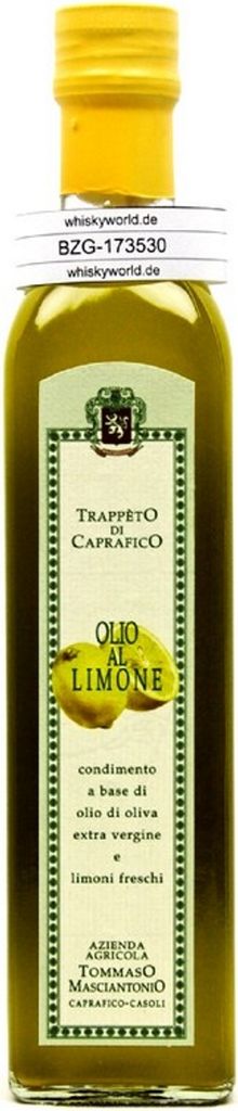 Olivenöl mit Zitrone 250 ml. - Masciantonio Produktbild 