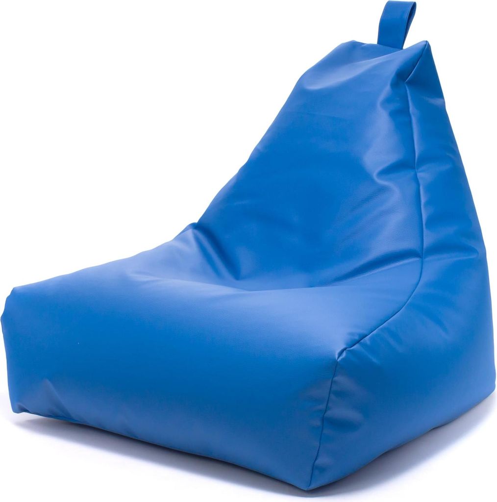 Ecopuf Keiko, Sitzsack, Sitzsack, Pouf Sessel Outdoor, Bean Bag, Hellblau E10, Klein