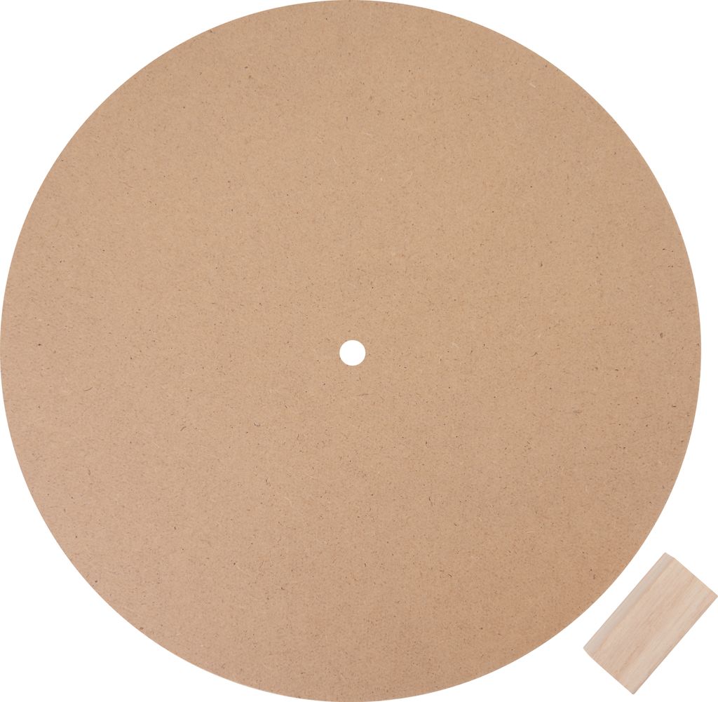 MDF-Platte "Wanduhr", Ø ca. 30 cm, Loch-Ø ca. 1cm Produktbild 