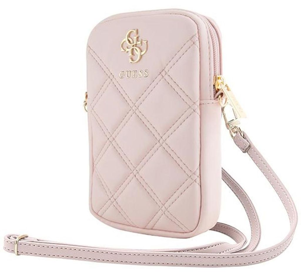 Borsa Guess Guwbzpsqssgp Rosa/Rosa Zip Trapuntata 4G Immagine del prodotto 