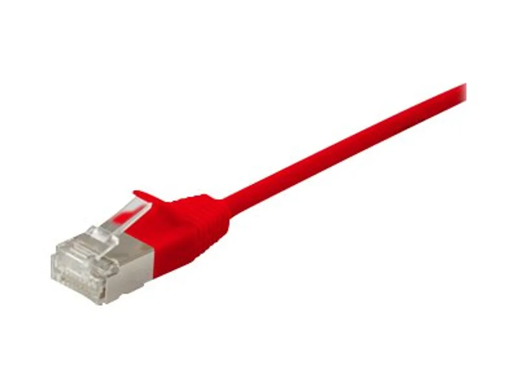 Cavo Patch Equip Cat6A Slim 5m - F/FTP Rosso LSZH High Speed