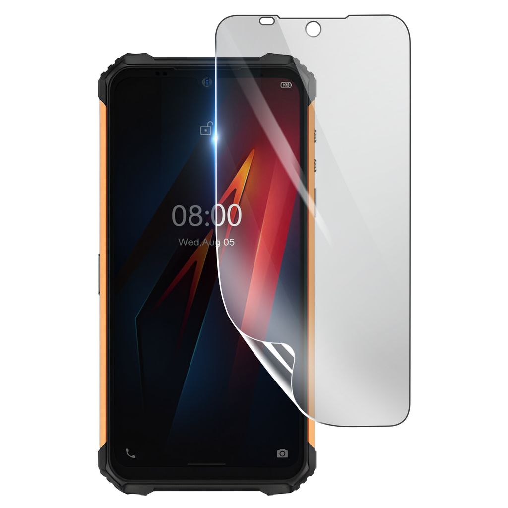 3mk, Stoß- und kratzfester Hydrogel Bildschirmschutz für Ulefone Armor 8, Transparent