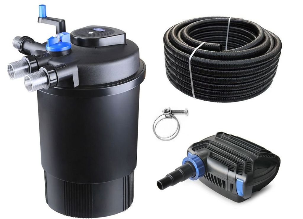 Druckteichfilter Set CPF 30000 mit 70W Eco Pumpe 10m Produktbild 
