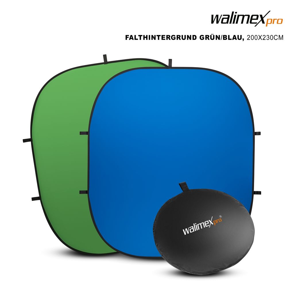 Walimex 20732, Blau, Grün, Baumwolle, Metall, Einfarbig, Produktbild 