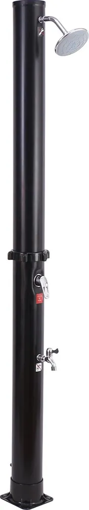 Douche solaire de piscine MOOREA noire 18L pour se rincer l'été