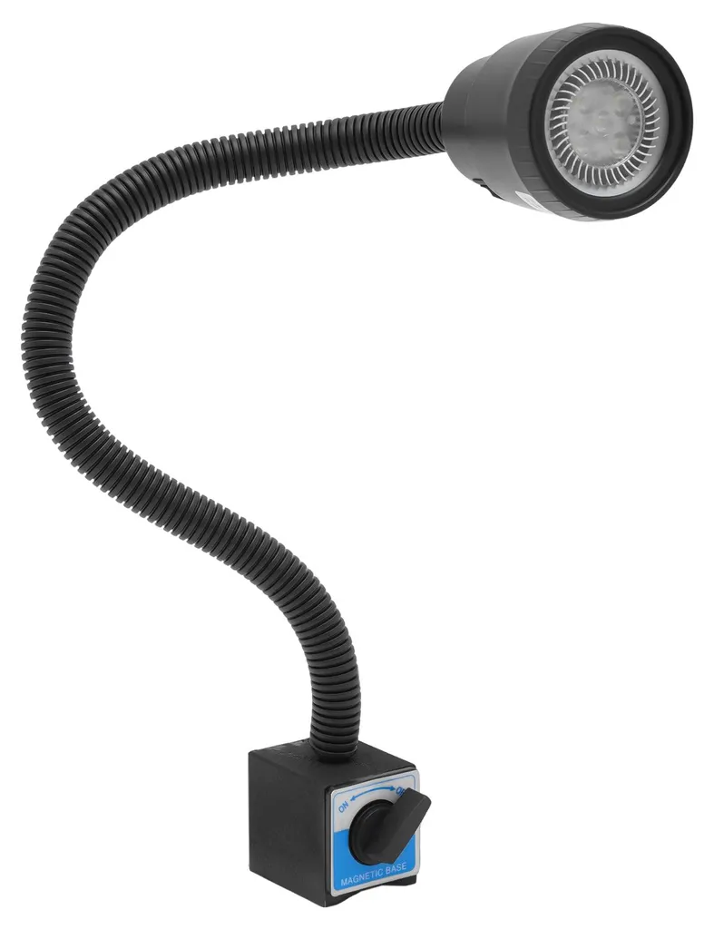 Lampe pour tour à pied magnétique réglable LED 5W noire haute précision
