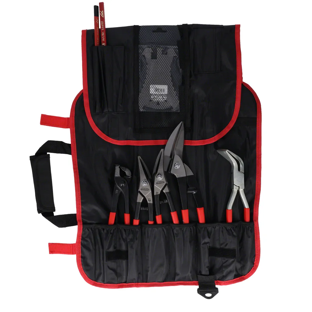 Kit Ferblanterie Stubai 11 Pièces en Acier Forgé avec Sacoche de Transport