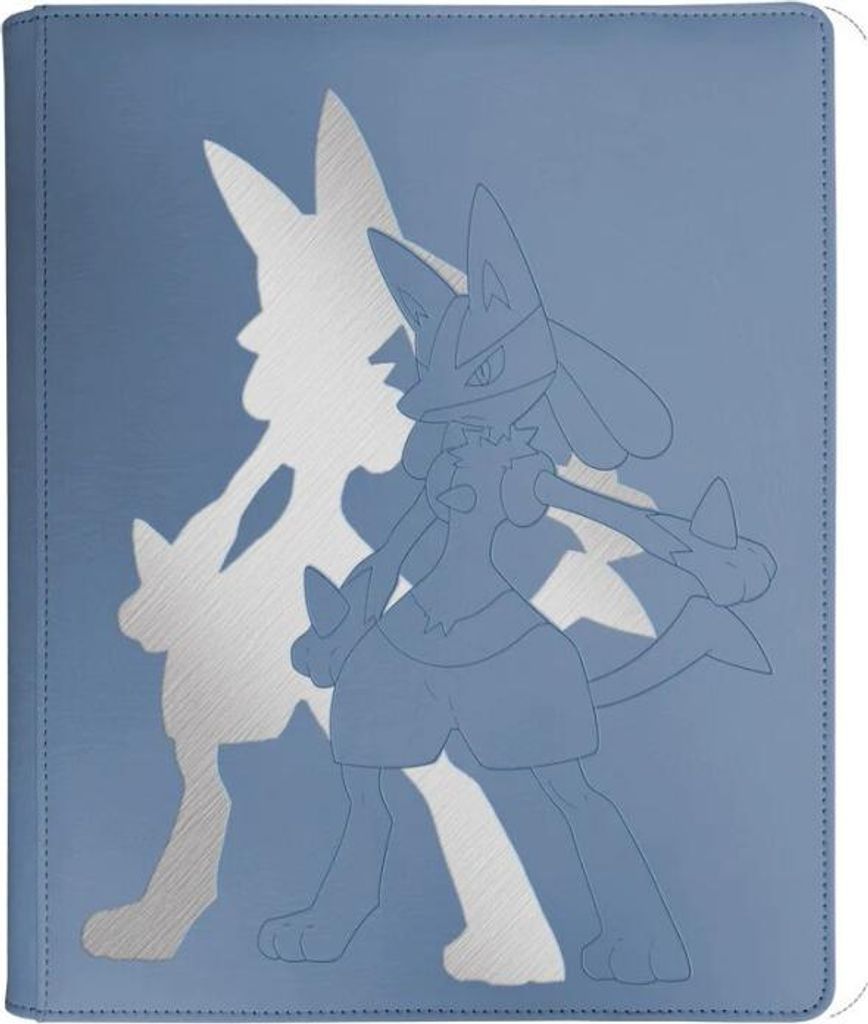Ultra Pro Pokémon Lucario Sammelalbum Mit 9 Fächern Blau  Produktbild 