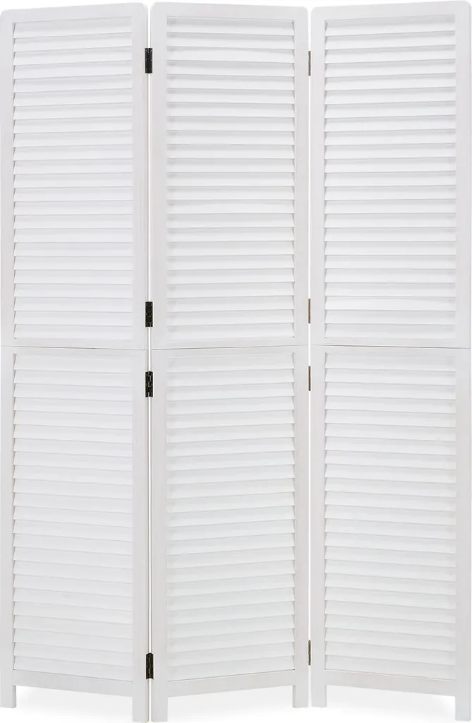 Séparation de pièce pour studio et bureau - Paravent 3 volets blanc