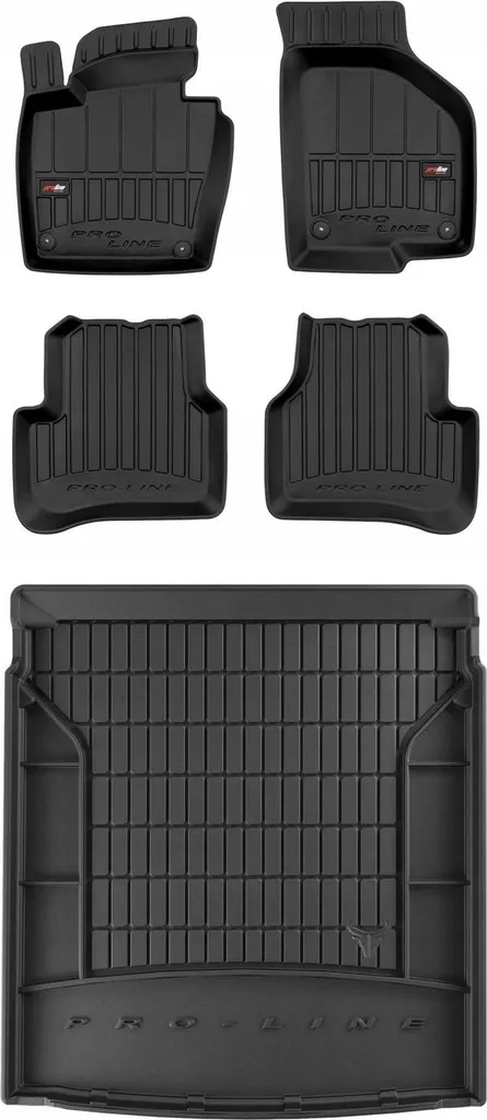 Set Tappetini Gomma VW Passat CC 2007-2011 | Misura Perfetta 3D