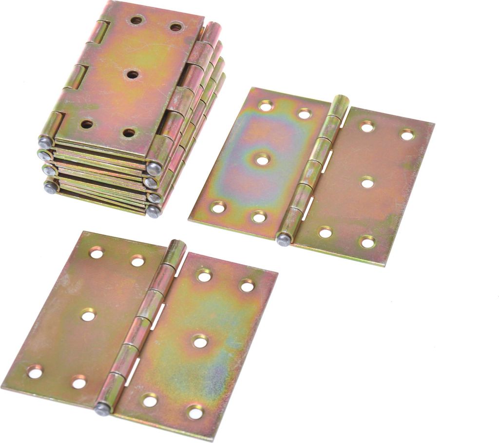 Aqbau® Gerollte Scharniere 100 x 100mm Halbbreite Produktbild 