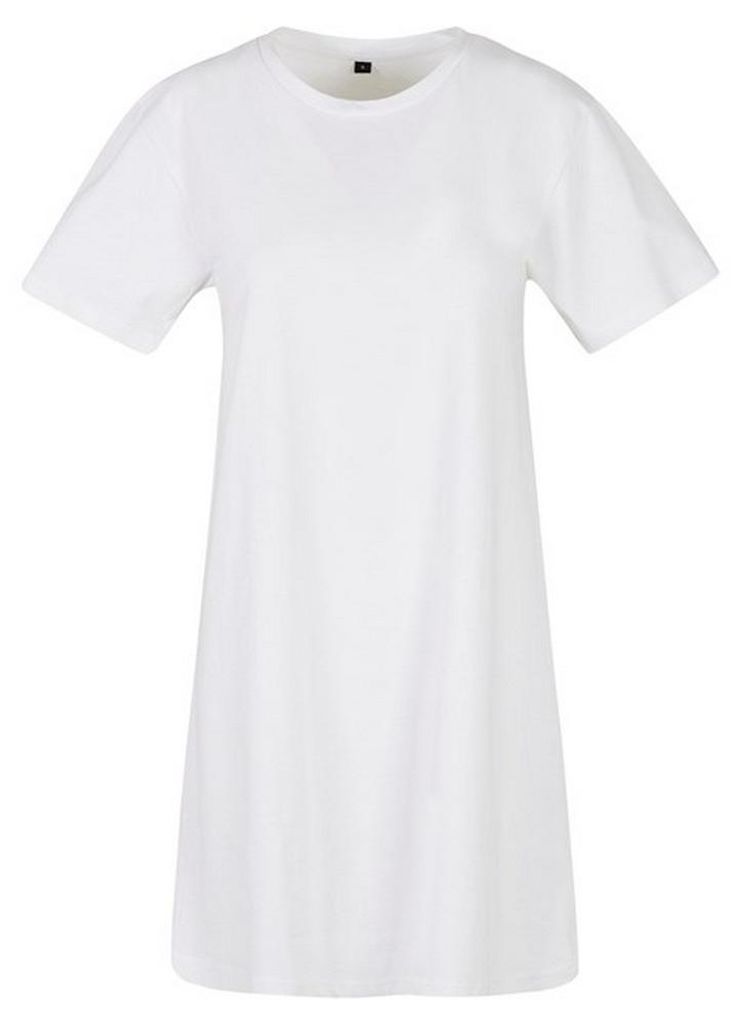 Build Your Brand - T-Shirt-Kleid für Damen RW8948 (42 DE) (Weiß)