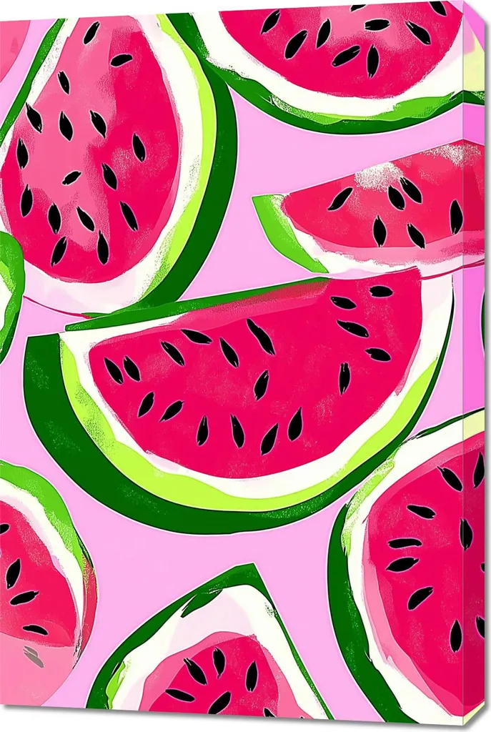 Acquista Quadro Pop Art Vintage Frutta 60x90 per Arredo Living