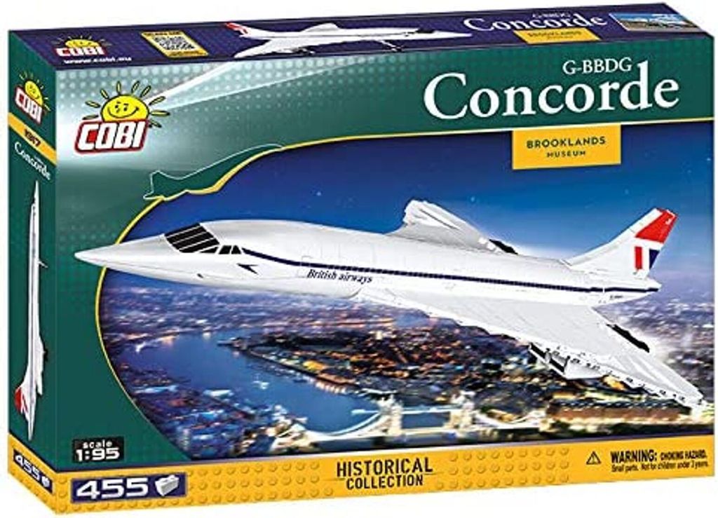 COBI 1917 Concorde z Brooklands Museum, 1:95, 455 k Obrázek produktu 2
