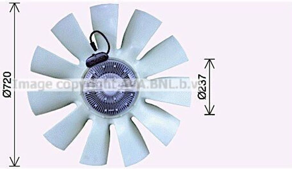 PRASCO DFF059 Lüfter Motorkühlung Kühlerlüfter für DAF CF 85 Wasserkühler
