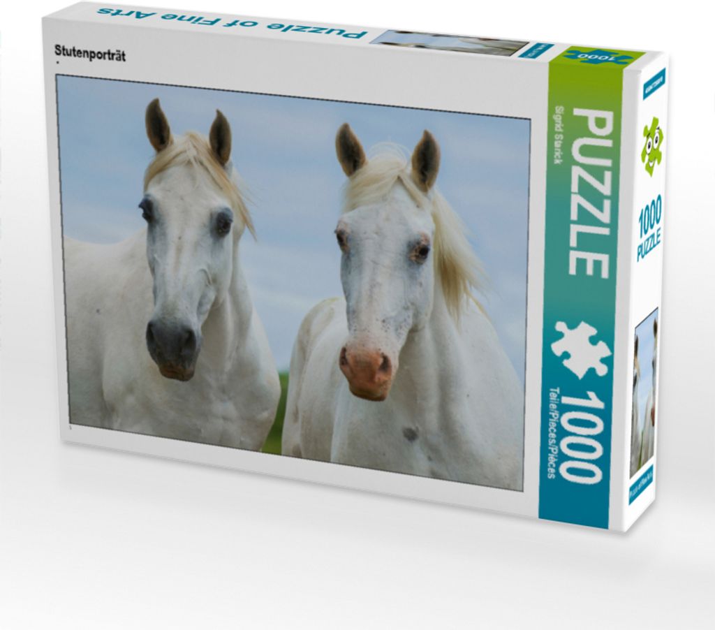 CALVENDO Puzzle Stutenporträt | 1000 Teile Lege-Größe 64x48cm Foto-Puzzle für glückliche Stunden