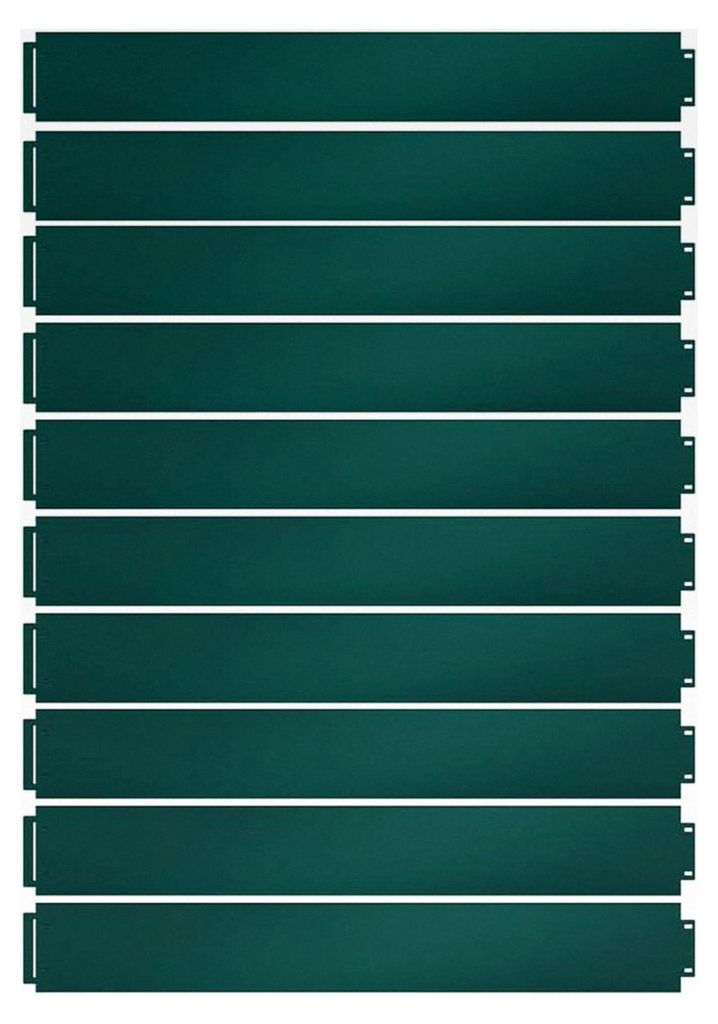 Rasenkante, Beetumrandung, Grün, 100 x 18 cm, 20 Meter