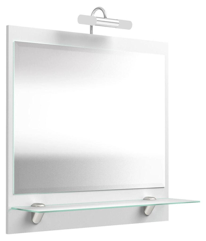 Posseik spiegel, walnoothout, 70 cm Productafbeelding 