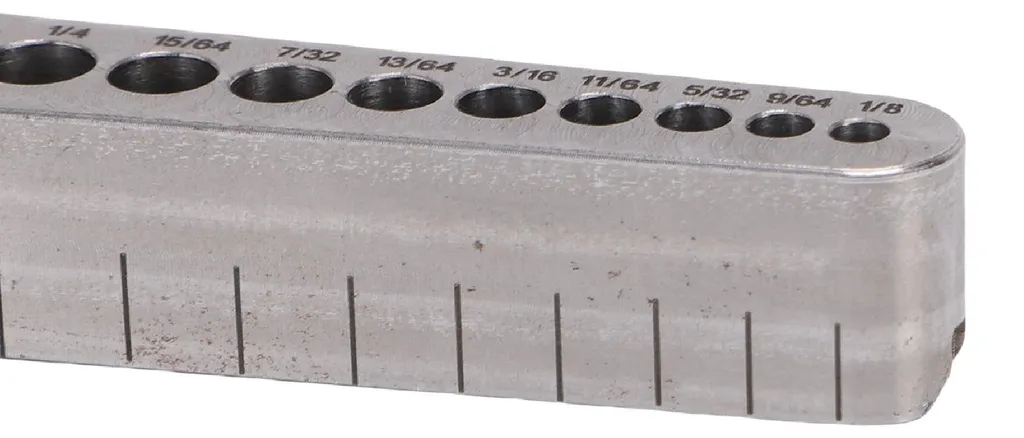 Guide de perçage pour meuble en aluminium 17 tailles de trous verticaux
