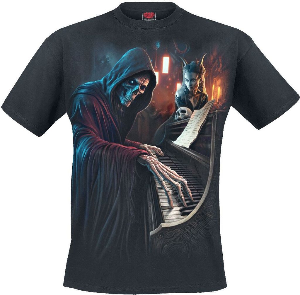 Spiral T-Shirt Herren Midnight Blues schwarz L
