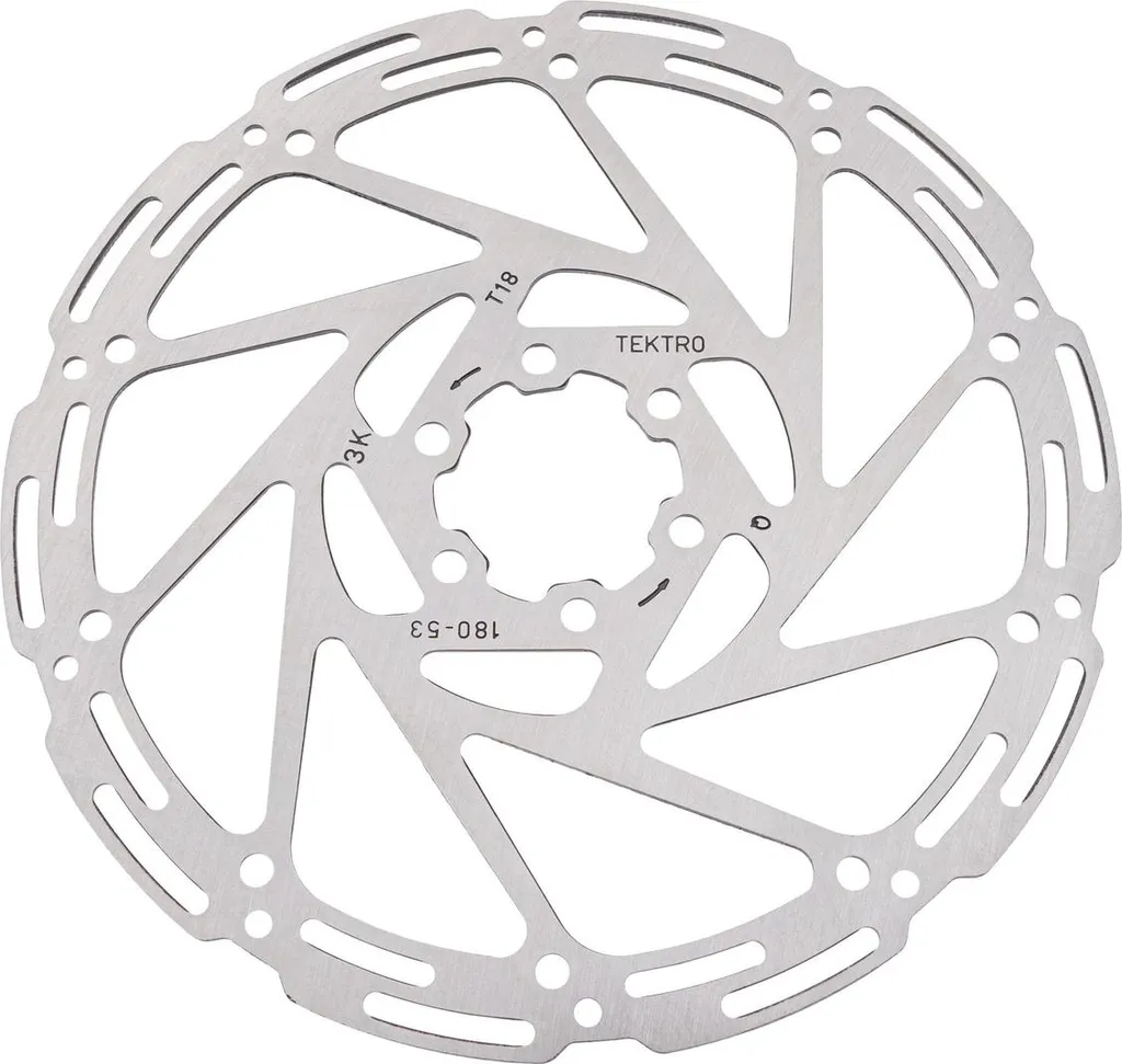 Disque de frein 180mm Tektro TR53 idéal pour VTT électrique et Trail