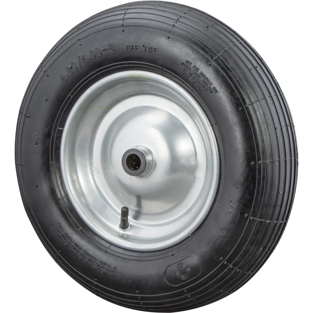 Roue de secours robuste GARDAMO 20 x 75 mm jante acier renforcé