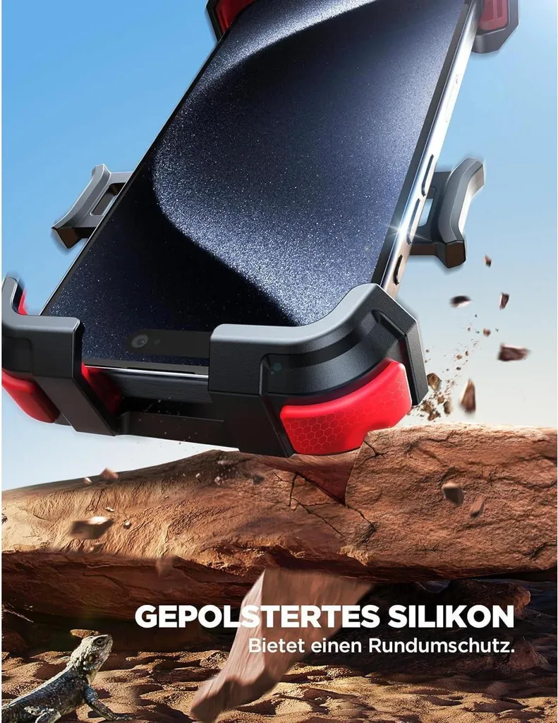 Support de téléphone vélo pour navigation GPS iPhone et Samsung