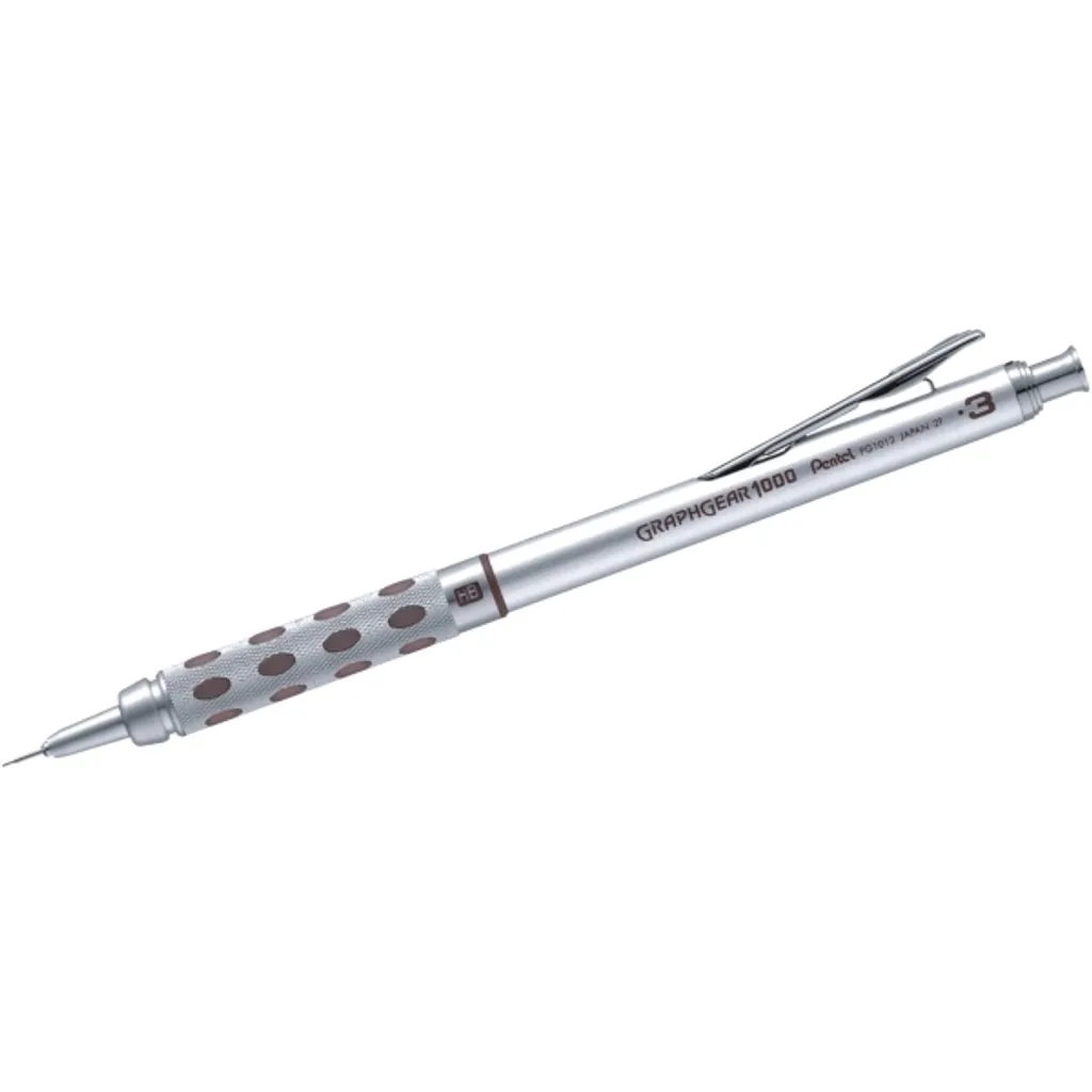 Critérium Professionnel Pentel Graphgear 1000 Argent 0,3 mm Précis