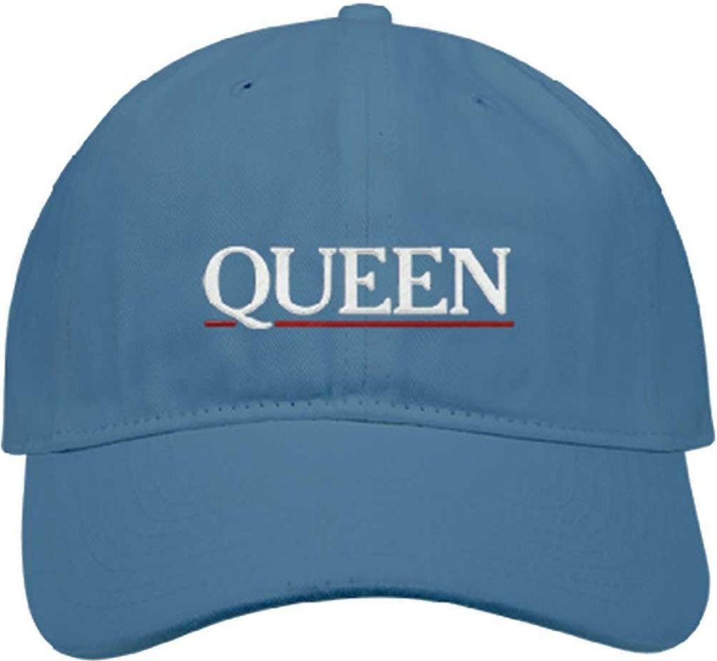 Queen - Baseball-Mütze Logo RO3320 (Einheitsgröße) (Jeansblau)