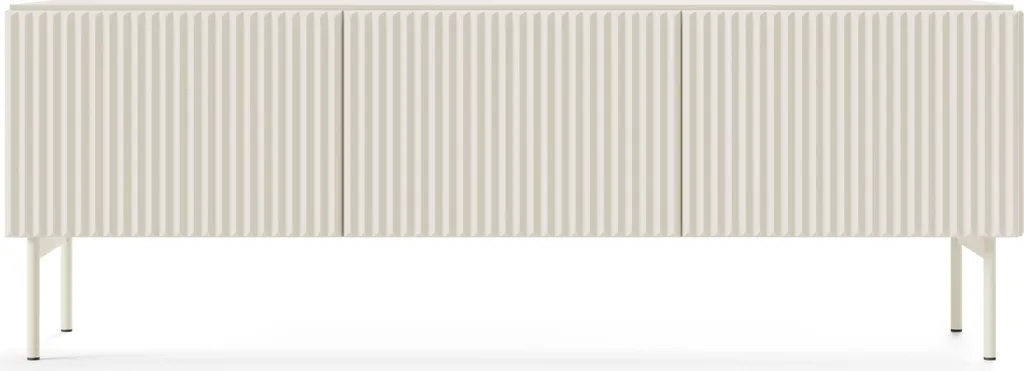 Meuble TV Cachemire 147 cm : Solution Rangement Câbles et Salon Chic