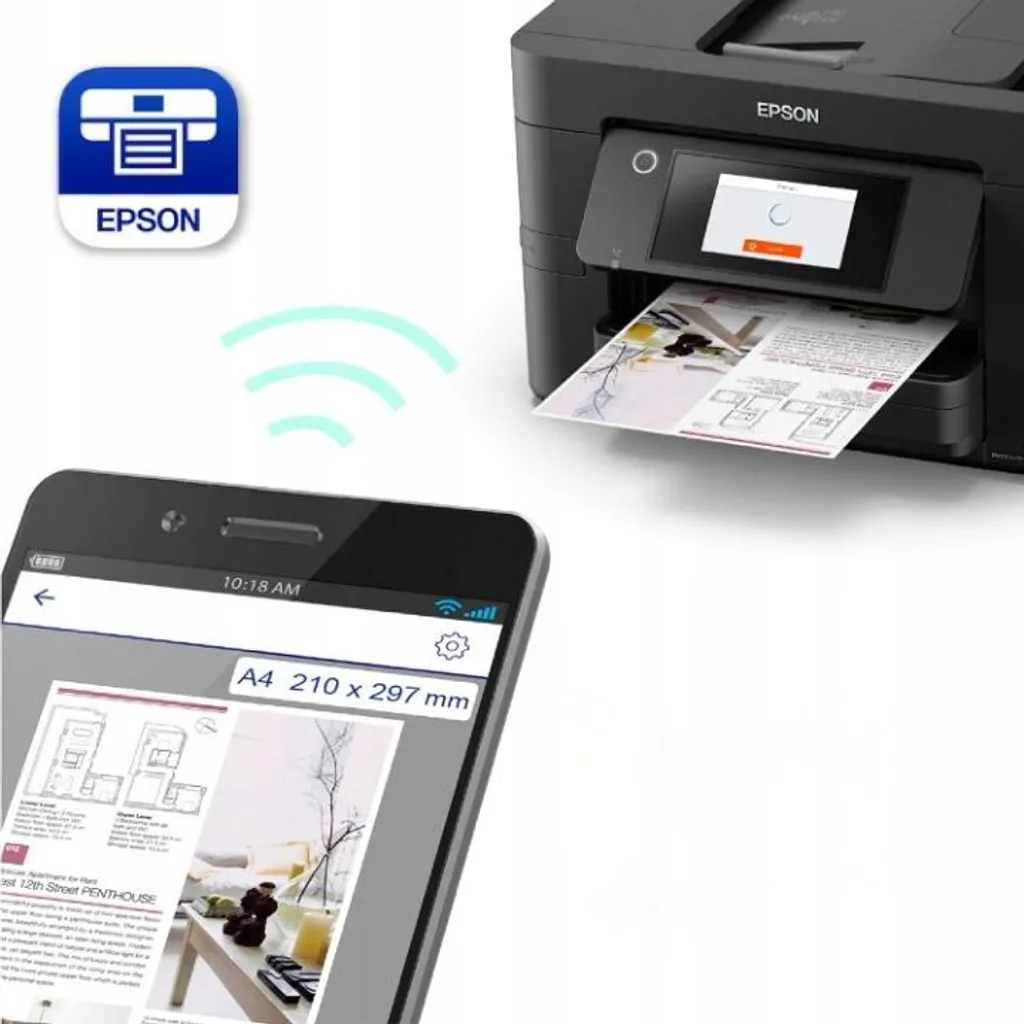 Epson WF-4820DWF WorkForce Pro avec Écran Tactile et Recto-Verso Rapide - 22