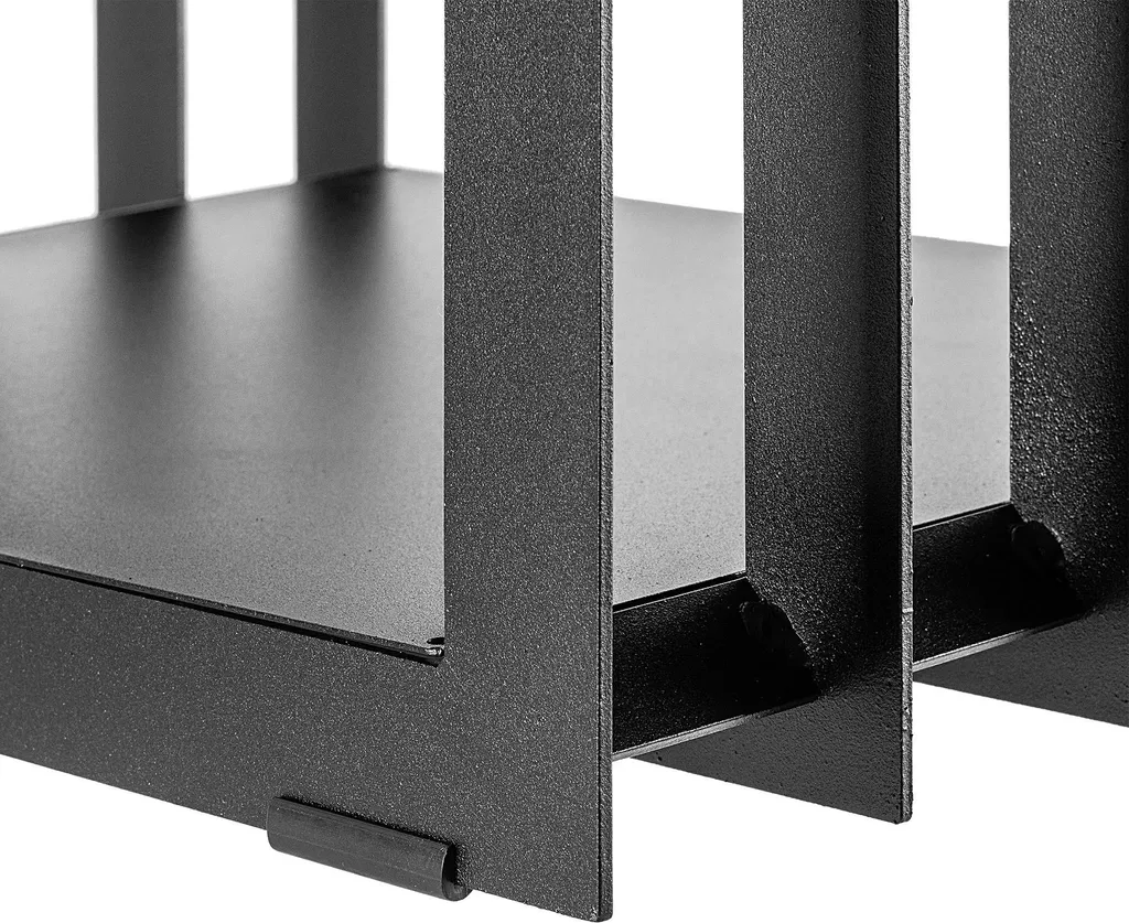 Support à bois Premium pour cheminée - Rack de rangement Modèle 2682