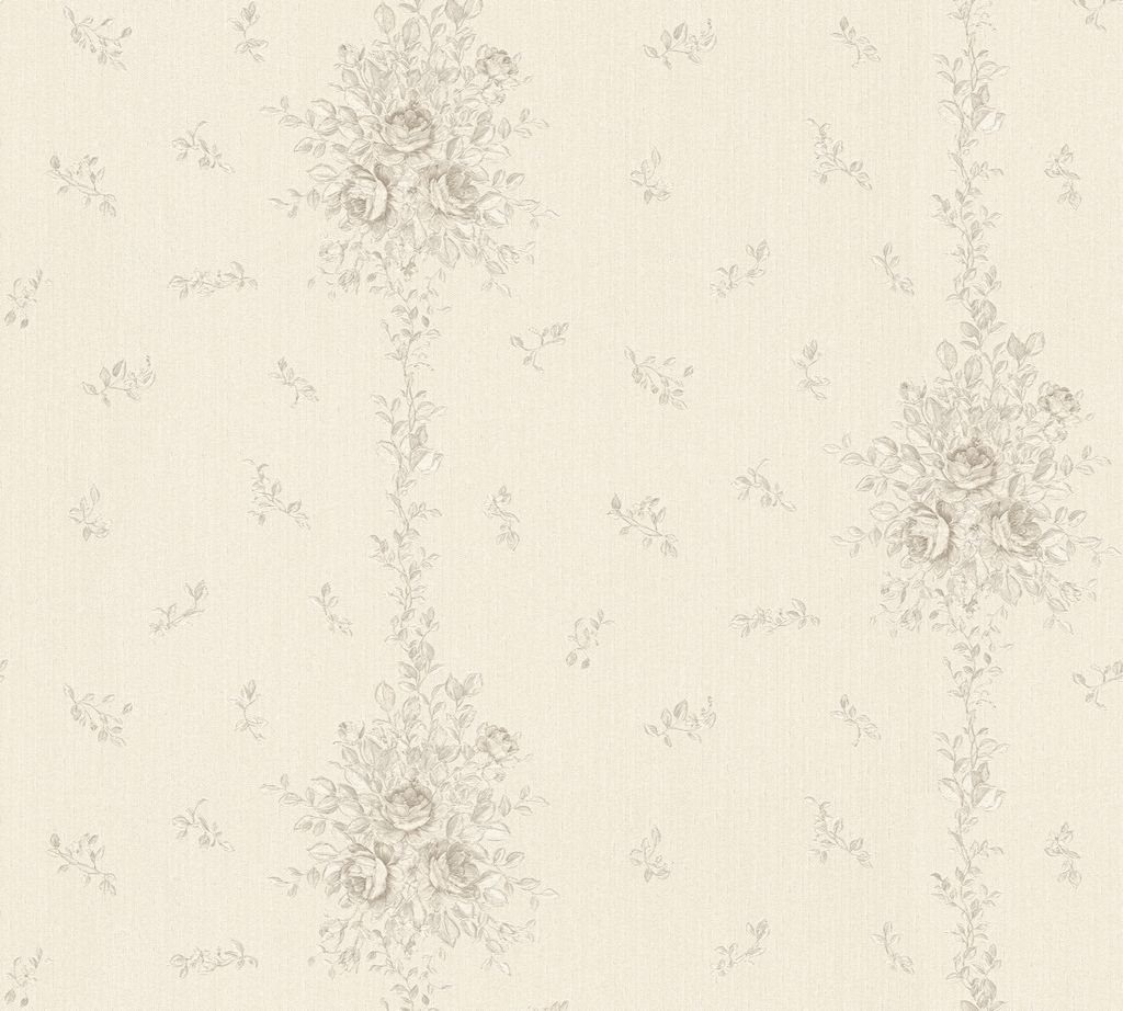 A.S. Création Vliestapete Château 5 Tapete grau metallic 10,05 m x 0,53 m 345005 34500-5