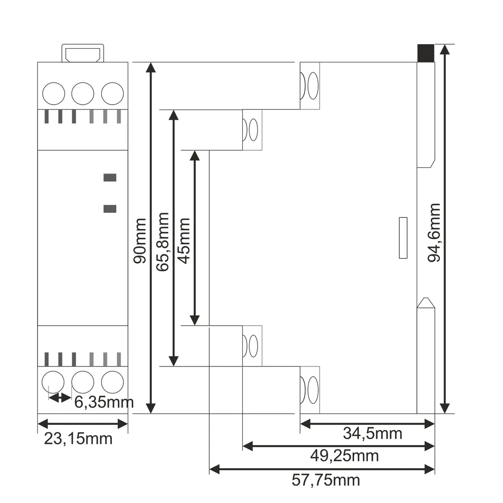 Horloge programmable Tense TTR-10 pour gestion éclairage et chauffage