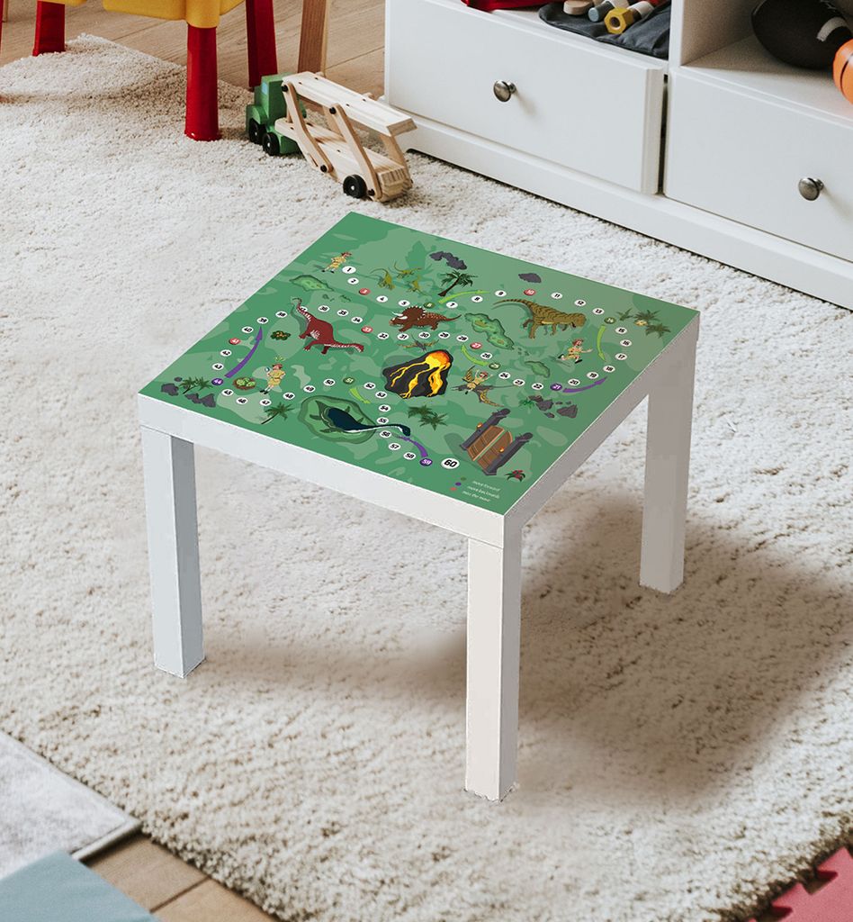 Spieletisch Dinosaurier, groesse_spieletische:78 x 78cm