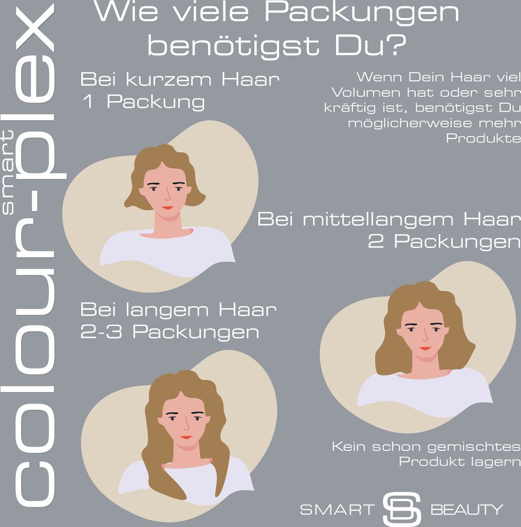 Smart Beauty Metallic Silber demi-permanente Haarfarbe mit Produktbild 7
