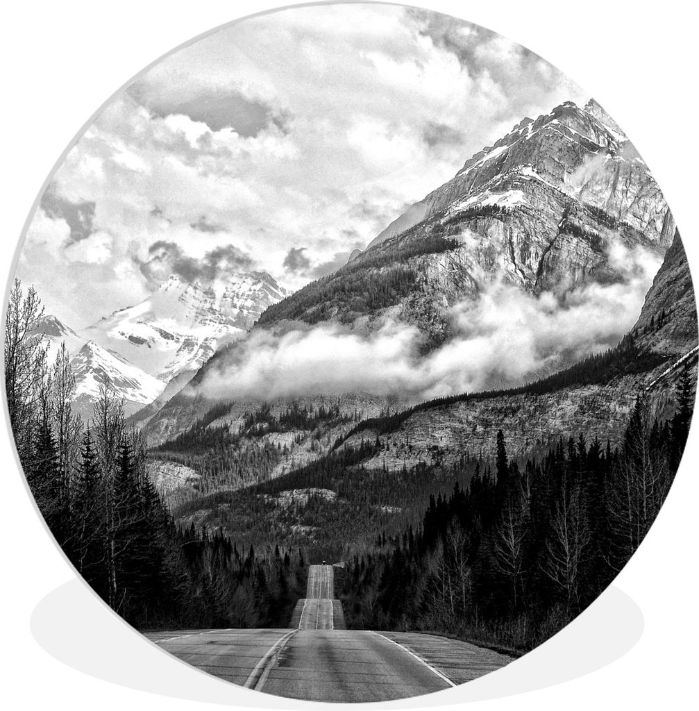 MuchoWow - Wand-Kreis - Wohnzimmer - Bild - Runde - Wanddeko - Dibond - Kunstdrucke