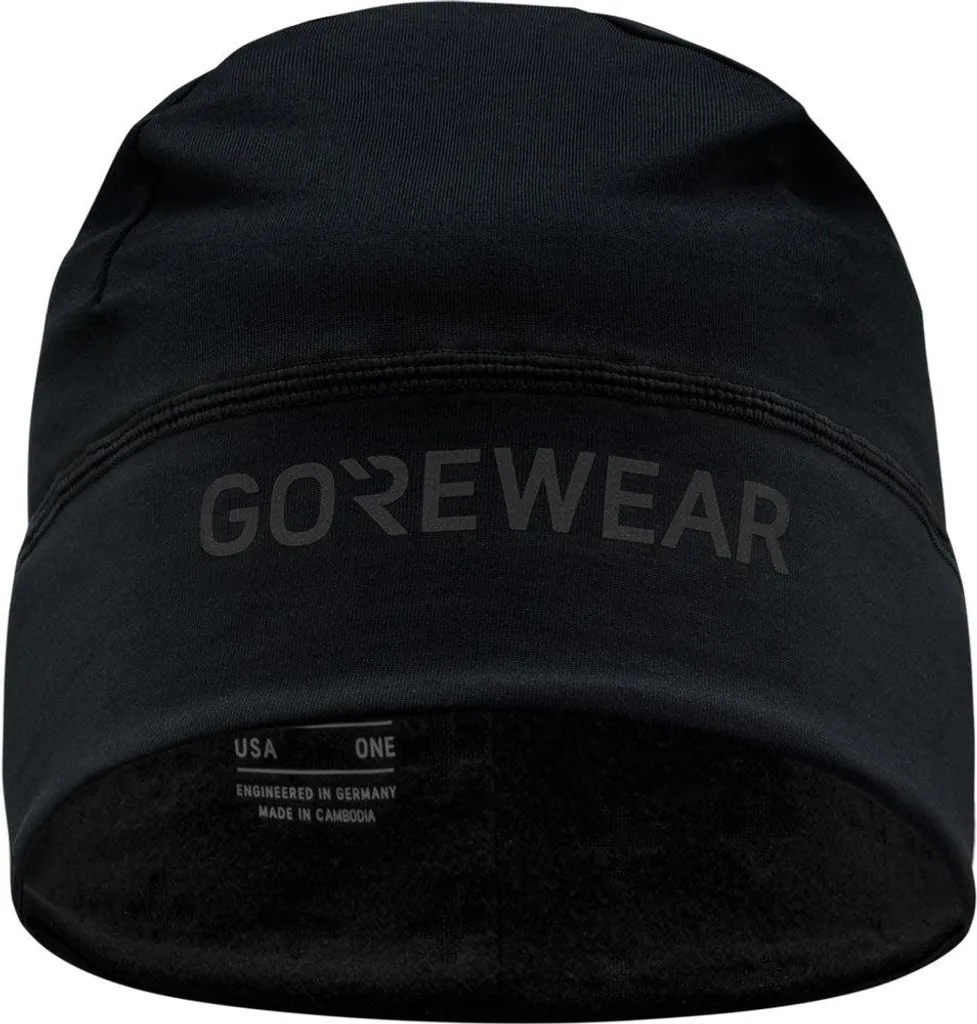 Bonnet thermique Gorewear Essence Thermo noir haute protection hivernale