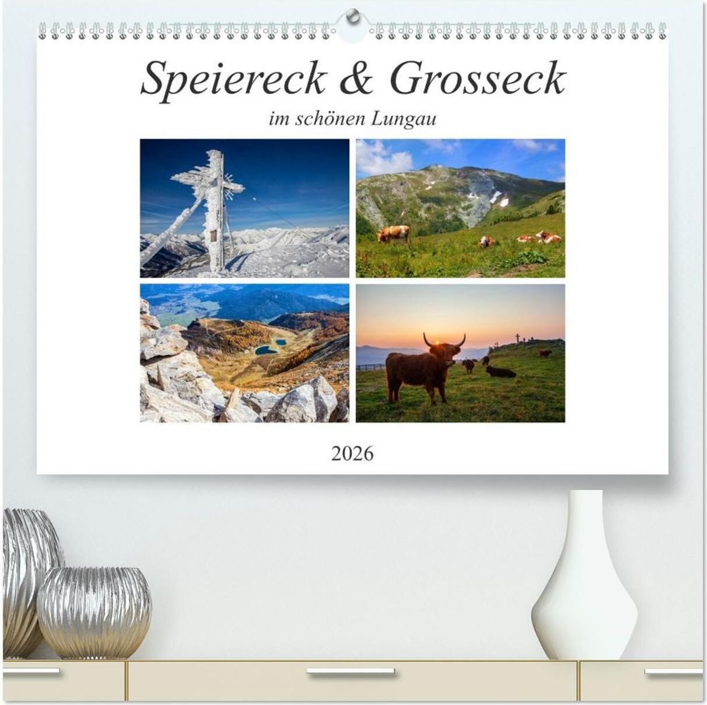 Speiereck & Grosseck (hochwertiger Premium Wandkalender 2026 DIN A2 quer), Kunstdruck in Hochglanz