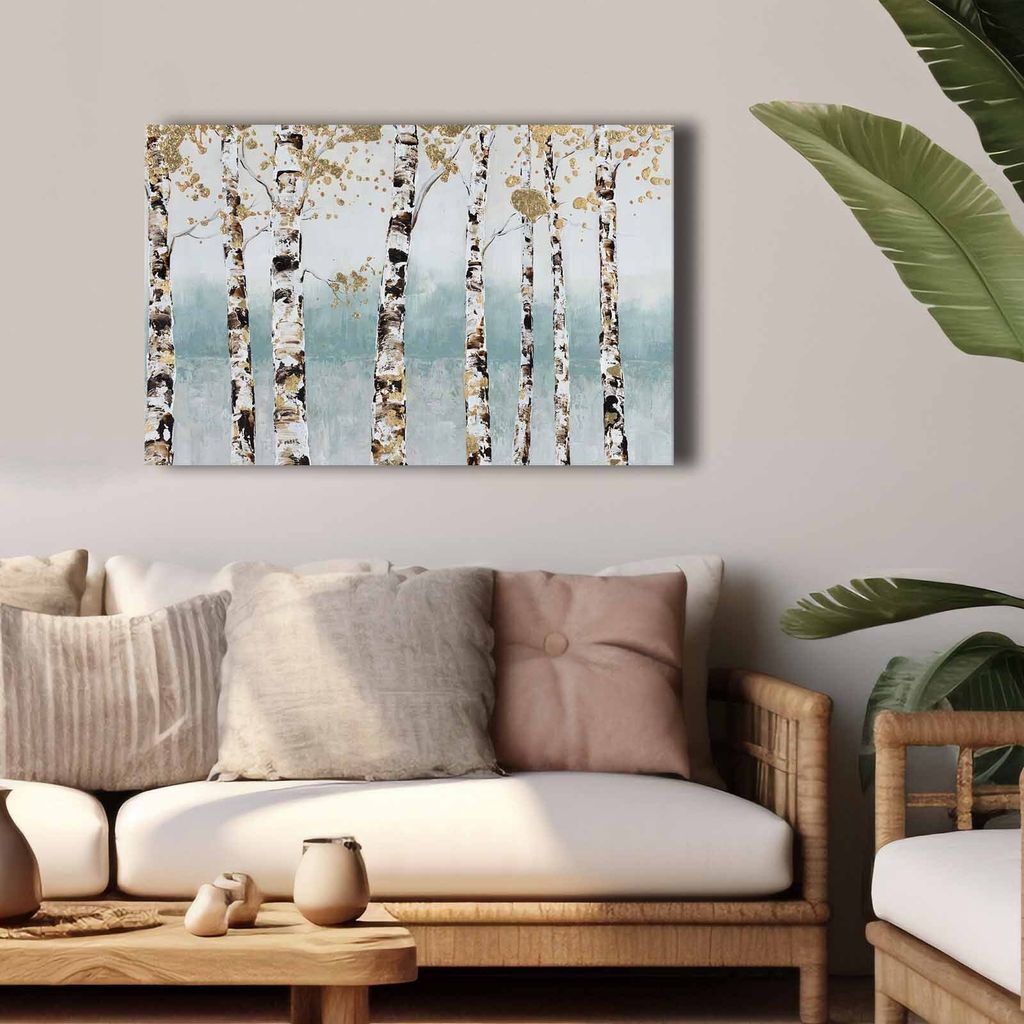 Wallity, 4570softc-001, Dekorative Leinwandmalerei, 100 % LEINWAND, Mehrfarbig, 45 x 70 cm