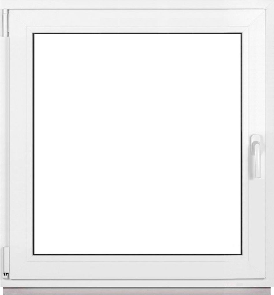 Framex Premium Kunststofffenster Breite x Höhe: (110 x 115 cm) | 7-Kammer-Profil | 80 mm Bautiefe | 50 mm 3-fach Verglasung | Dreh-Kipp | DIN Links