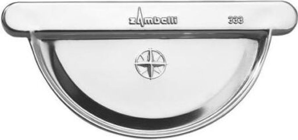 Rinnenboden Titanzink Bördelboden Größe 7 tlg (125 mm breit Produktbild 