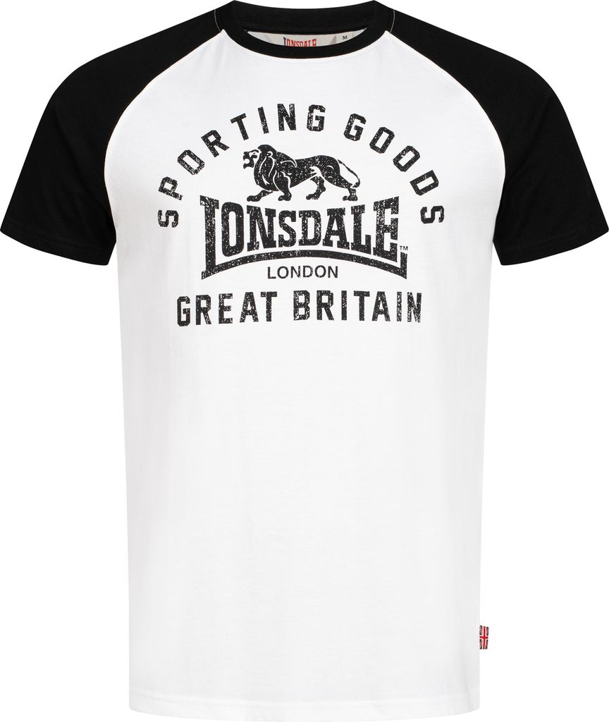 Lonsdale London T-Shirt Herren TRENANCE weiß XL Produktbild 