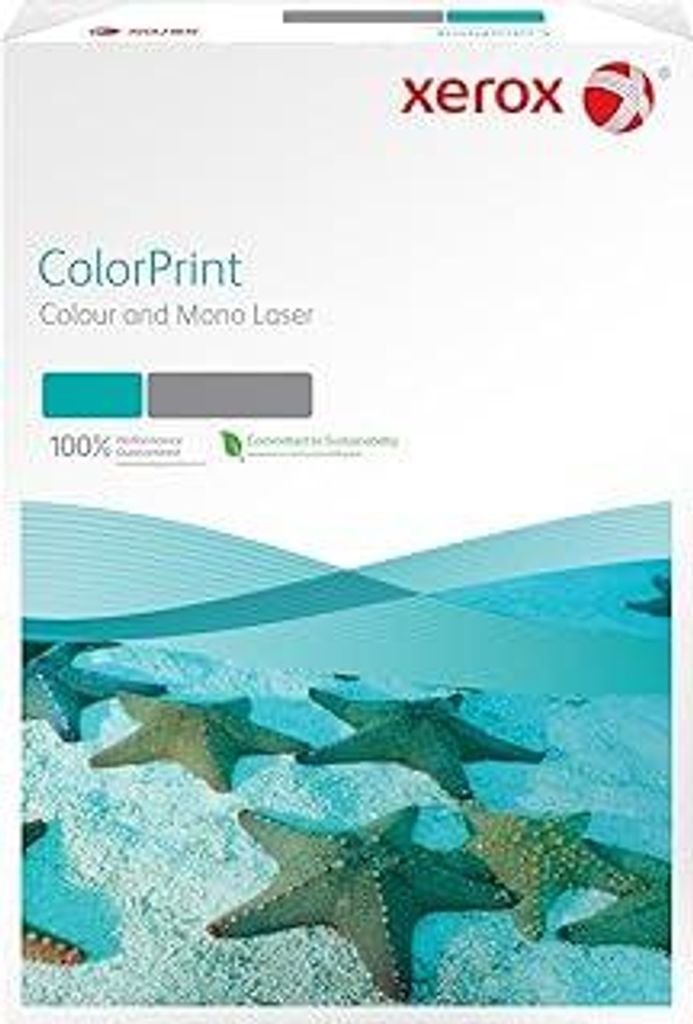 Xerox 003R95925 Premium Farblaser-Papier Druckerpapier DIN A3, 160 g/m², 250 Blatt pro Pack, weiß