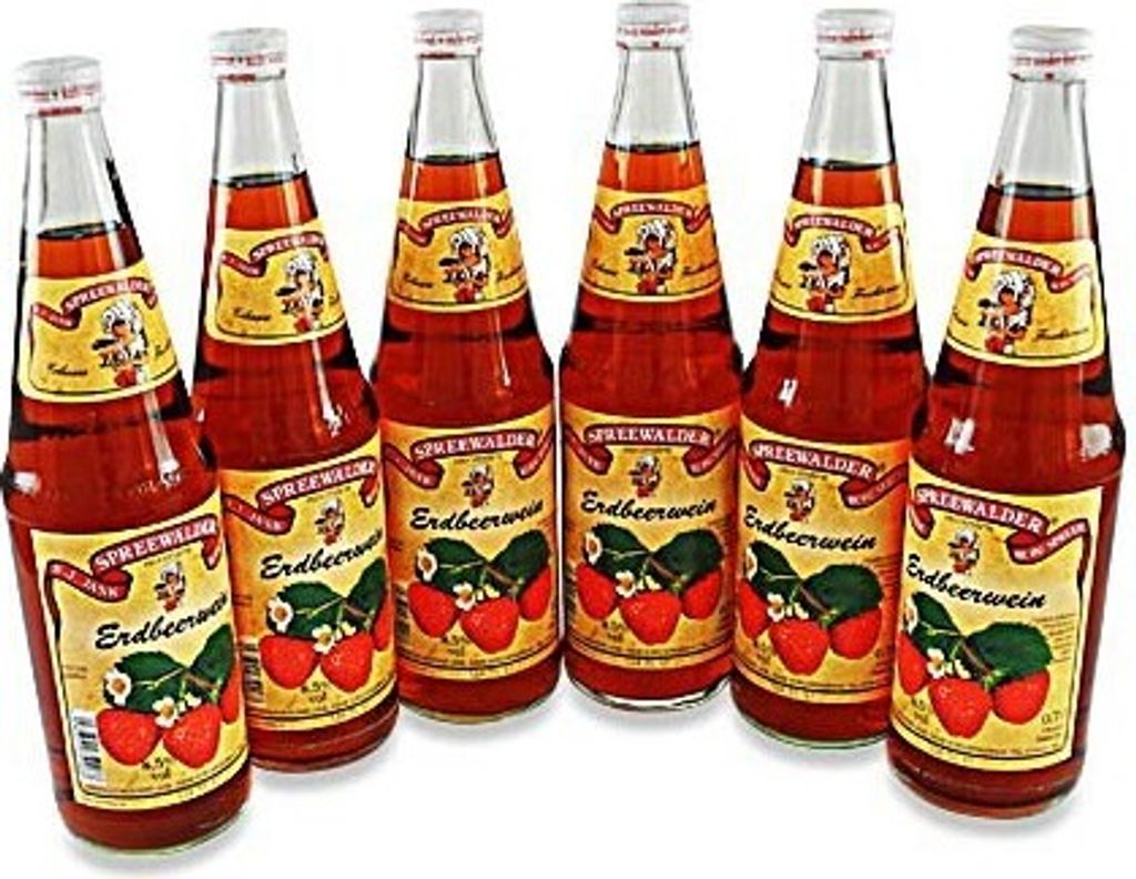 Janks Erdbeerwein - 6er Pack (6 Flaschen à 0.7 l / 8,5 % vol.)