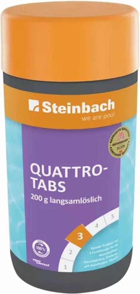 Steinbach Quattrotabs 1Kg, 4 in 1 Poolpflege mit Produktbild 