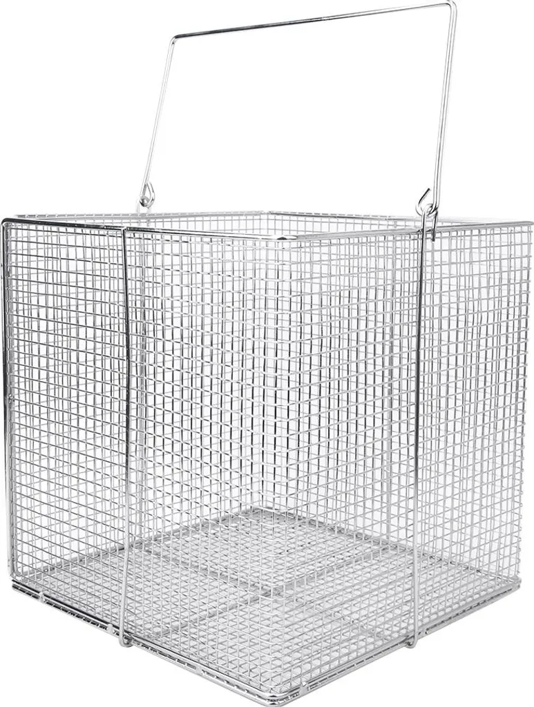 Boîte de stérilisation inox 200mm pour instruments et accessoires labo
