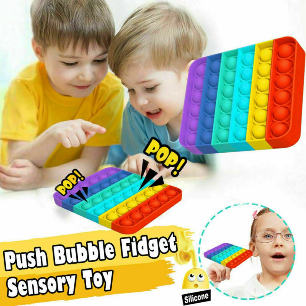Push Pop Blase Zappeln Sensorisches Spielzeug Stressabbau Kind Spiel Geschenk 