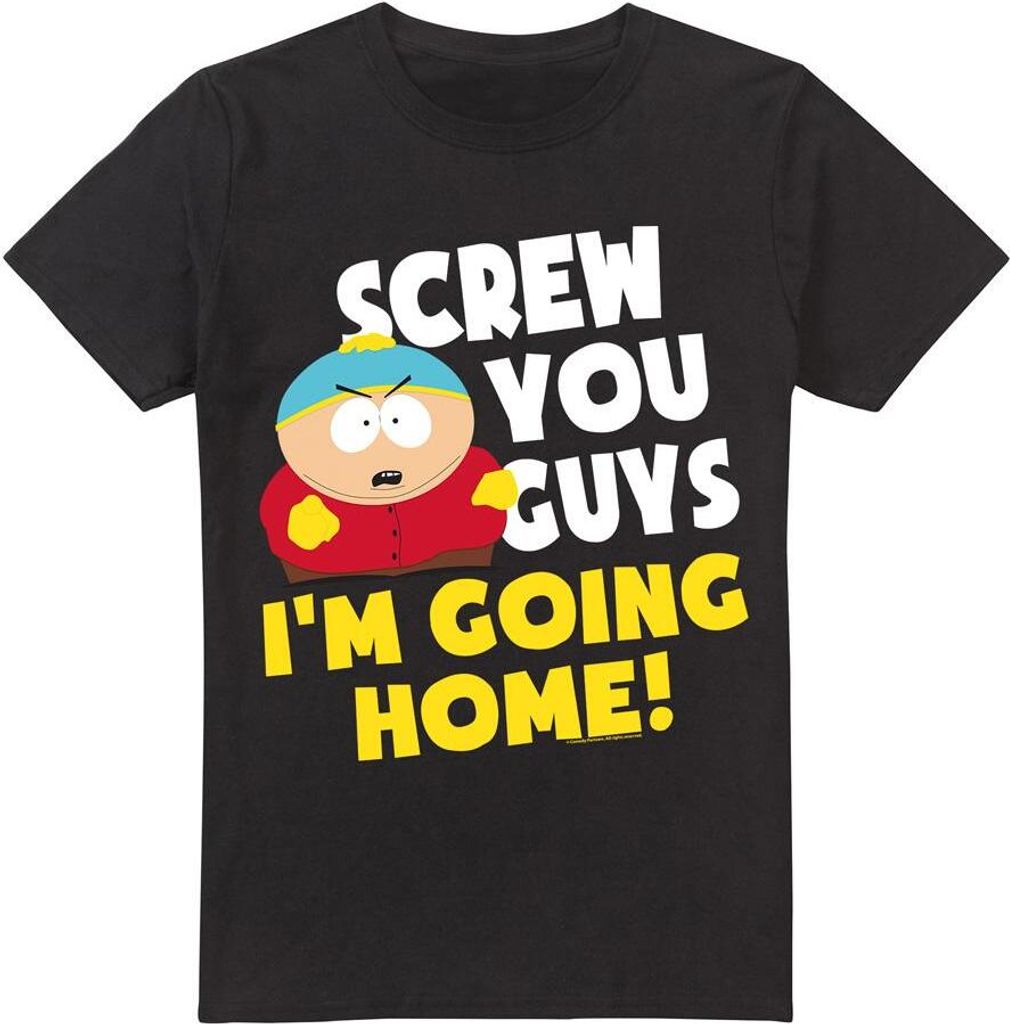 South Park - "Screw You Guys" T-Shirt für Herren TV7261 (XXL) (Schwarz)